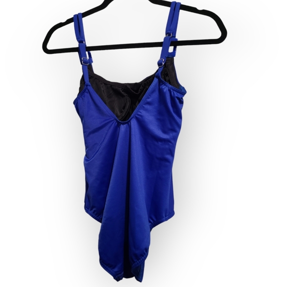 Miraclesuit 'Thrill Seekers Lisa Jane' One Piece Blue size 6 NWOT - Picture 6 of 12
